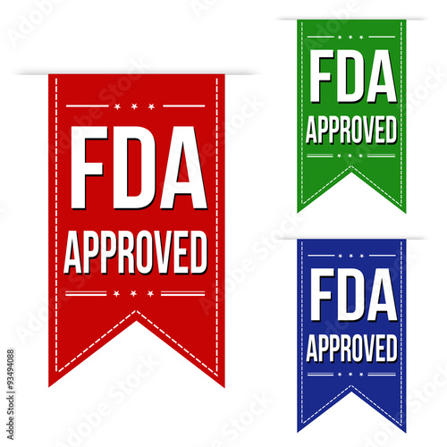 FDA approved banner design set