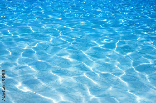 Shining blue water ripple background © preto_perola