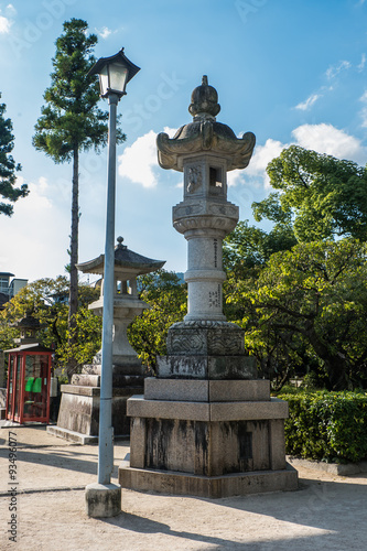 Dazaifu shrine in Fukuoka, Japan. © phurinee
