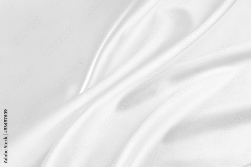 White silk material White silk material