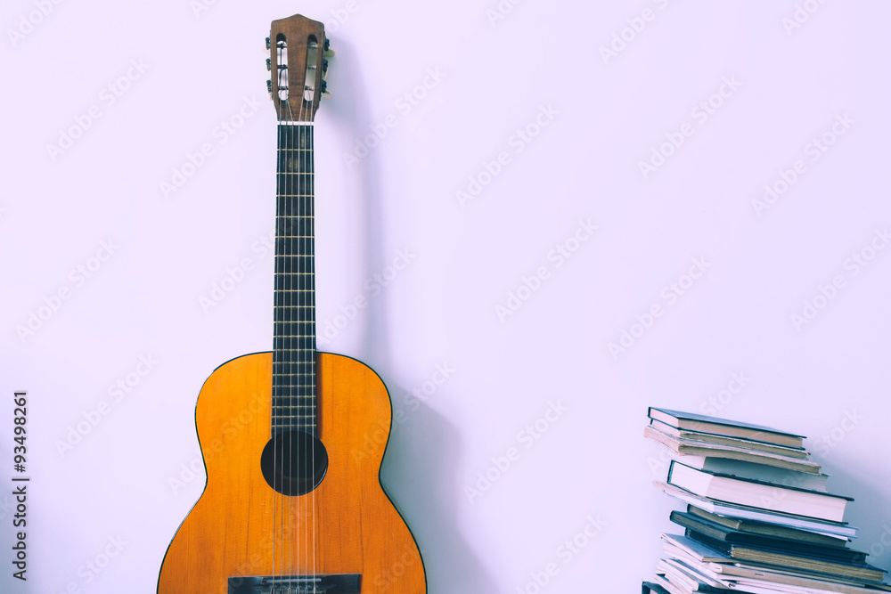 Obraz premium Music and reading.