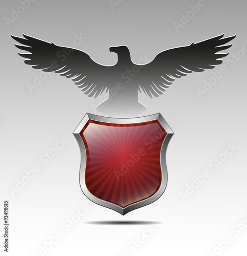 Bild auf Leinwand Arms in an eagle