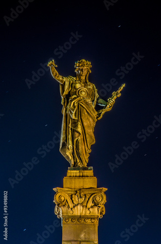 Ruse, Bulgaria - the Monument of Liberty was built around 1909 by the Italian sculptor Arnoldo Zocchi photo