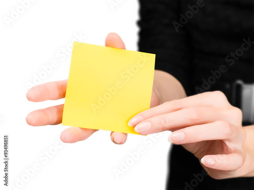 Woman hands with blurred si...