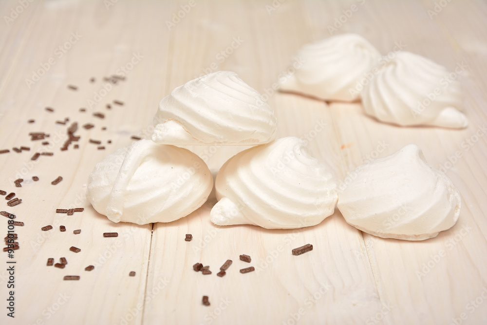 Naklejka premium sweet meringue