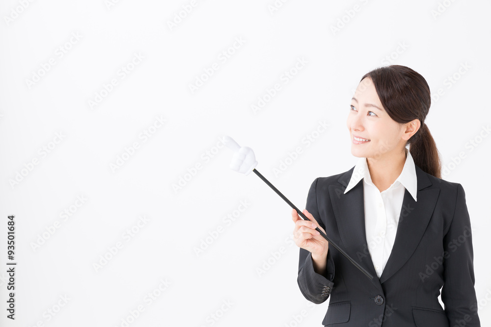 asian businesswoman on white background asian businesswoman on white background