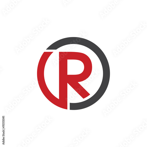 Free Download R initial circle company or RO, OR red logo - GFXLoad