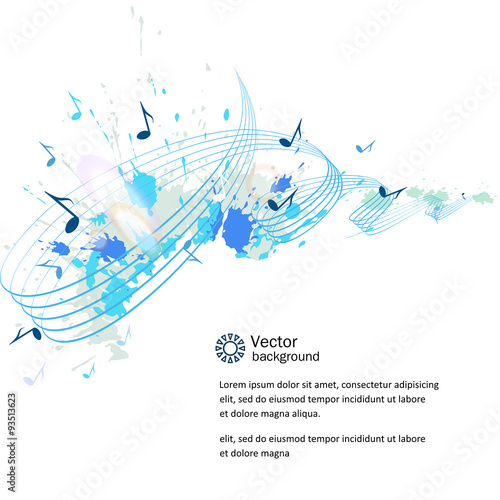 Abstract musical background