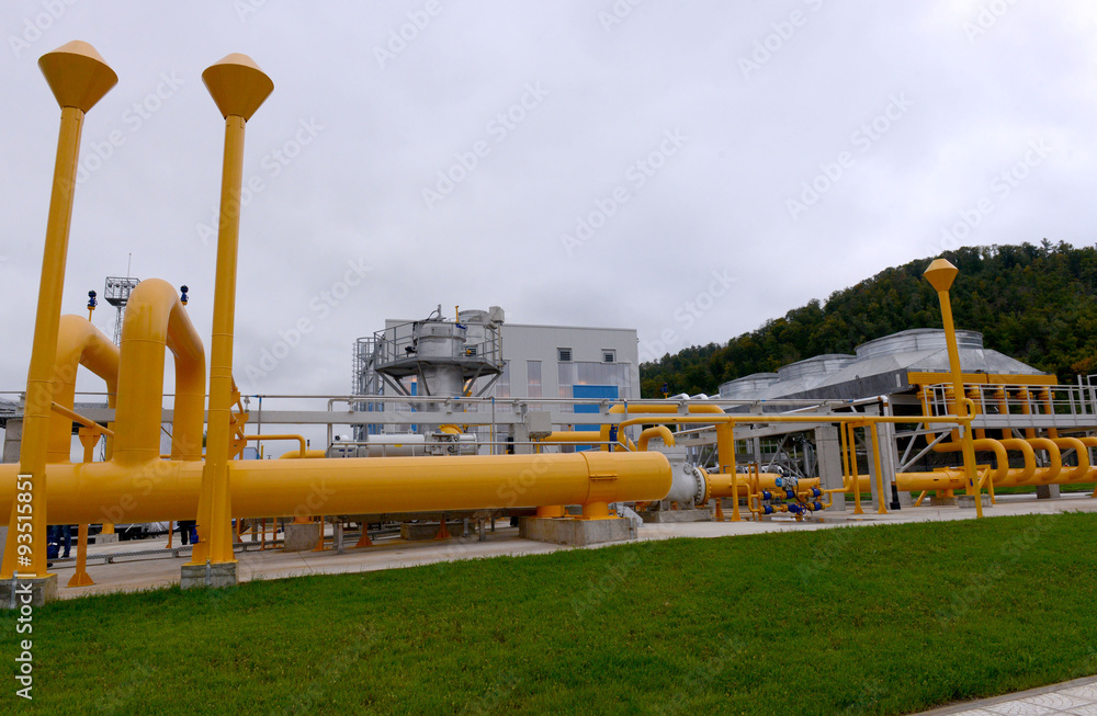 Gas storage and pipeline 