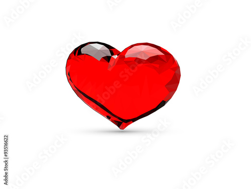 low poli heart
