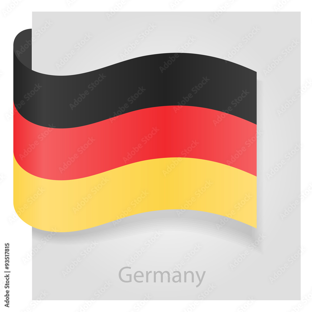 Germany flag, vector illustration