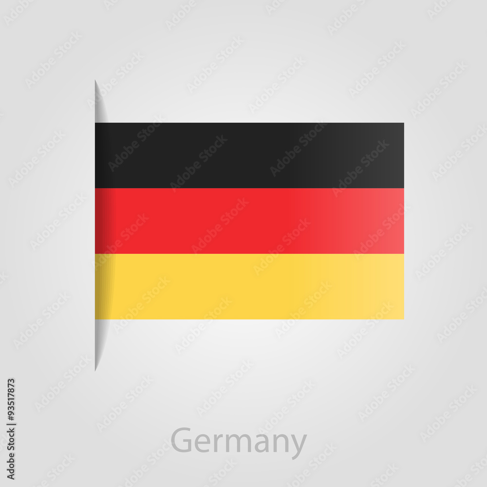 Germany flag, vector illustration