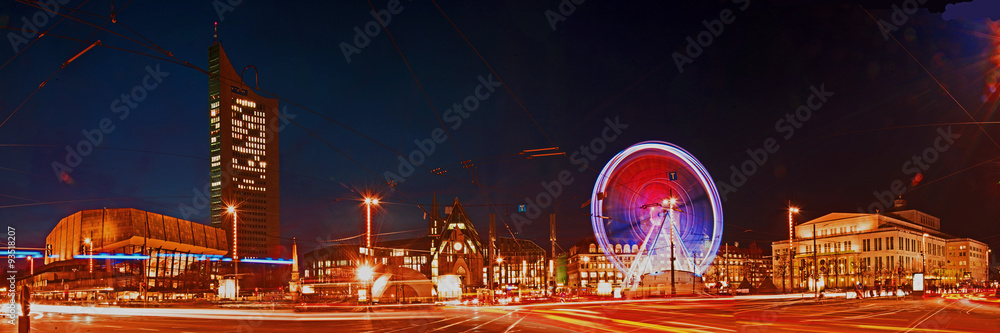 Leipzig Augustusplatz Riesenrad