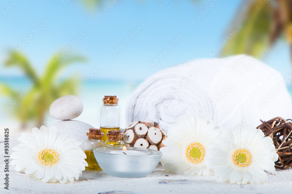 Spa concept with tropical beach, relax exotic , therapy massage Spa concept with tropical beach, relax exotic , therapy massage