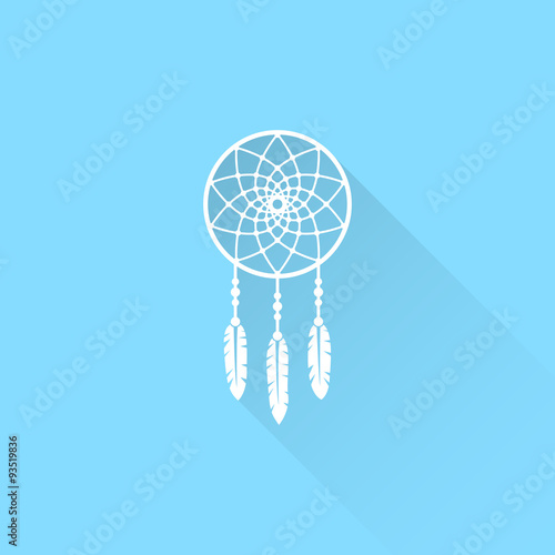 Dream catcher vector icon.