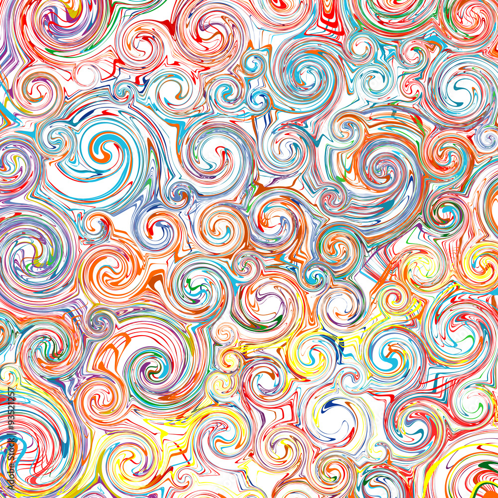 Abstract rainbow curved stripes color line art swirl pattern vector background Abstract rainbow curved stripes color line art swirl pattern vector background