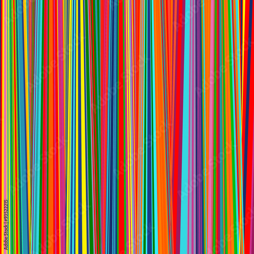 Abstract rainbow curved stripes color line art vector background
