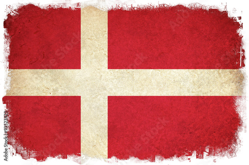 Denmark grunge flag background illustration of european country