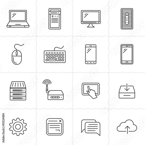 Web icons set