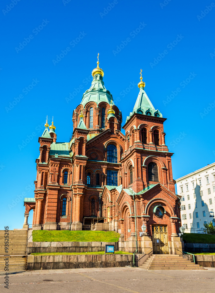 Fototapeta premium Uspenski Cathedral, an Eastern Orthodox cathedral in Helsinki -