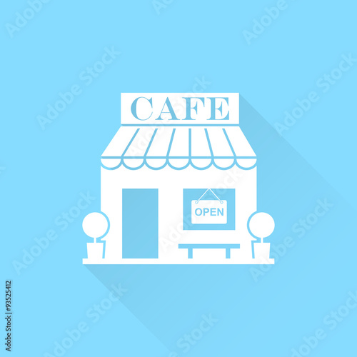 Cafe vector icon.