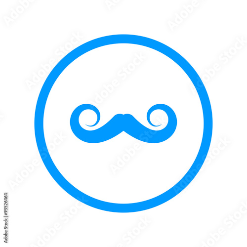 mustaches vector icon