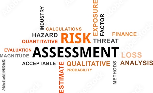 word cloud - risk assessment