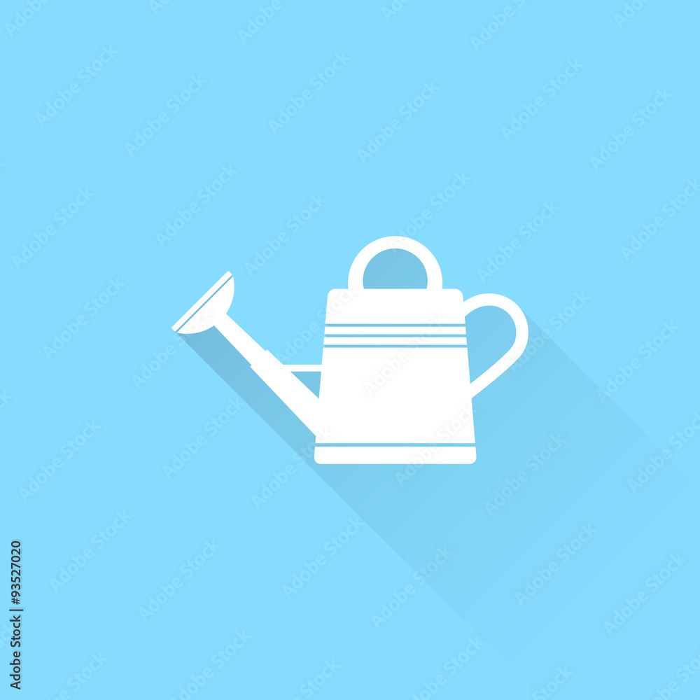 Fototapeta premium Watering can vector icon.
