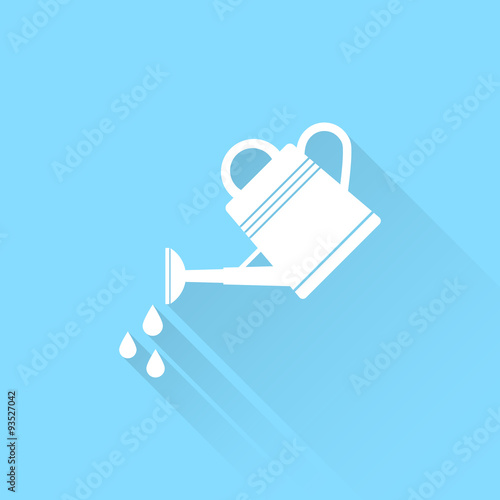 Watering can vector icon.