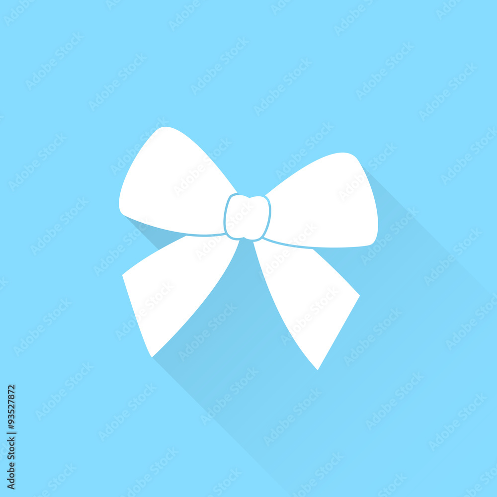 Bow vector icon. Bow vector icon.
