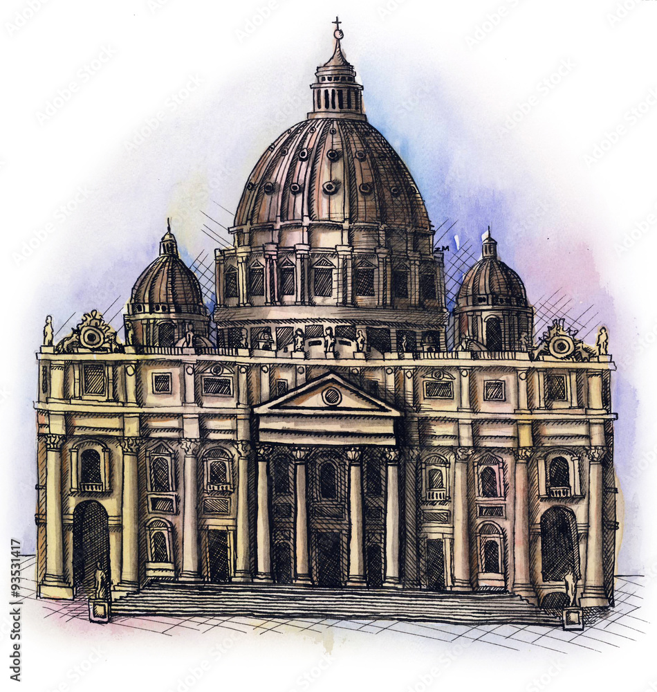 Basilica of Saint Peter's, Vatican - Giuseppe Vasi — Google Arts & Culture