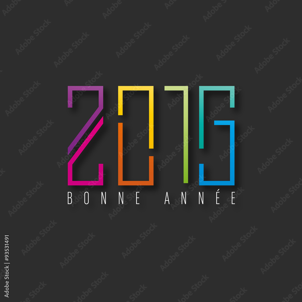 Obraz premium carte de voeux