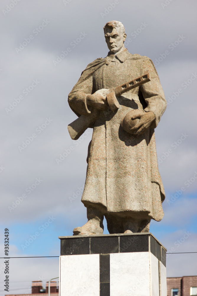 Naklejka premium Погибшим воинам 308 дивизии. Парк Гагарина. Волгоград