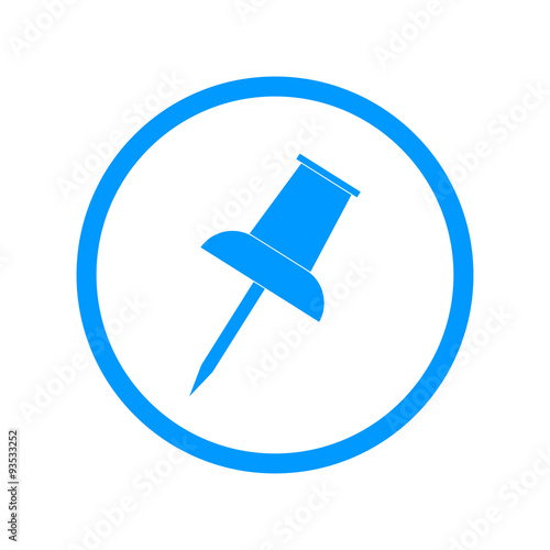 Vector push pin icon