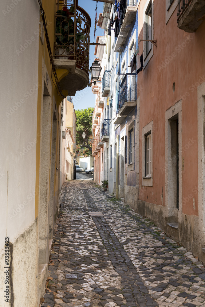 typical Lisbon street