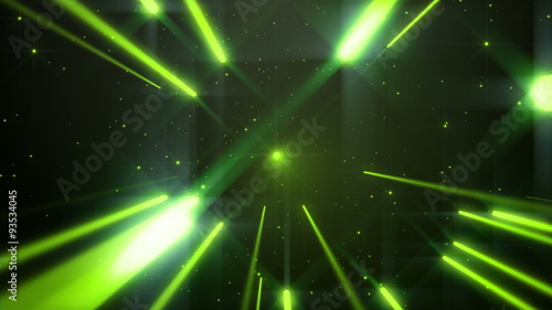 4k Green Dance of Lights Animation Background Concert Seamless Loop.