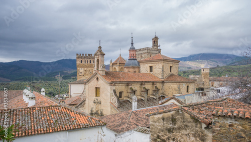 Royal Monastery of Santa Maria de Guadalupe, cloudy sky