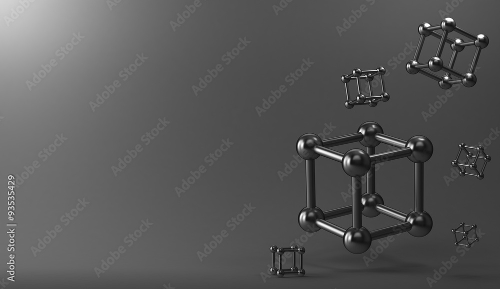 3d background metal cubes 3d background metal cubes