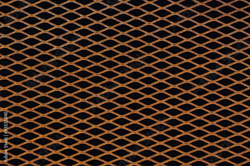 Rusty grid from expanded metal