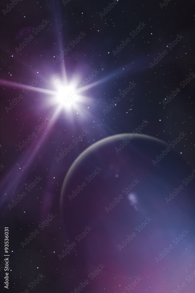Naklejka premium Planet