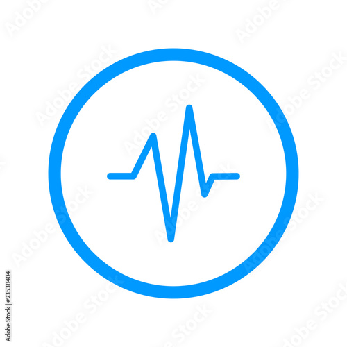 Heart beat, Cardiogram, Medical icon - Vector