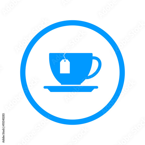 cup with tea bag icon
