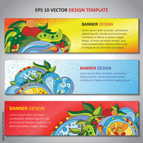 Abstract vector decorative waves ornamental backgrounds. Series