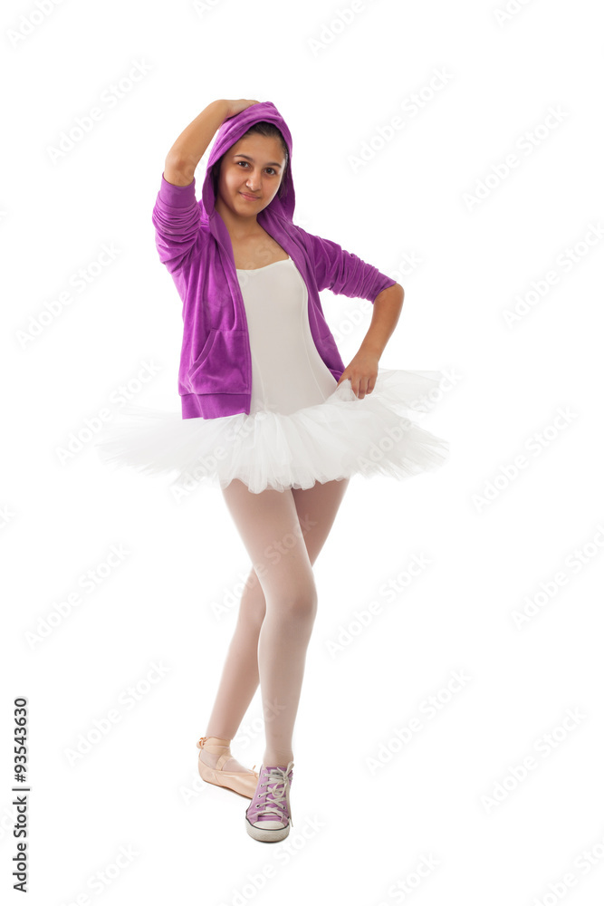 Naklejka premium Ballerina, classical and modern concept of ballet.