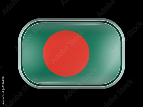 Flag of Bangladesh. Rectangular Shape with Rounded Corners Free Download Flag of Bangladesh. Rectangular Shape with Rounded Corners - GFXLoad