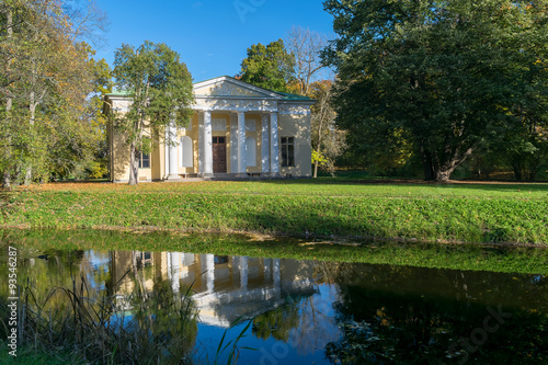 Concert hall in the Catherine Park of the Museum-reserve Tsarskoye Selo in Russia