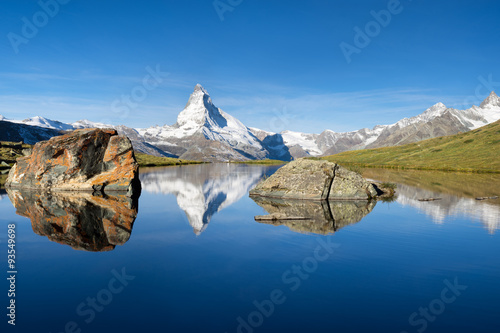 Stellisee mit Matterhorn in der Schweiz