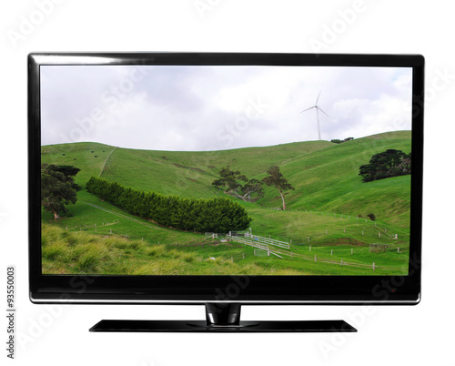 tv with nature