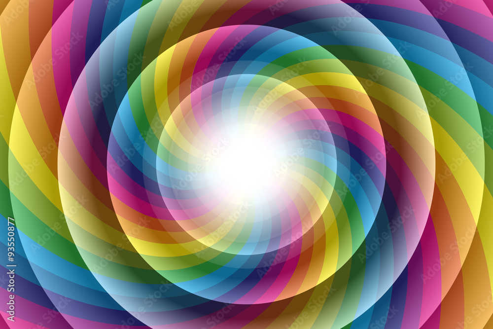 背景素材壁紙 虹 虹色 レインボー レインボーカラー 七色 カラフル 円 丸 輪 サークル状 リング 環状 Stock ベクター Adobe Stock