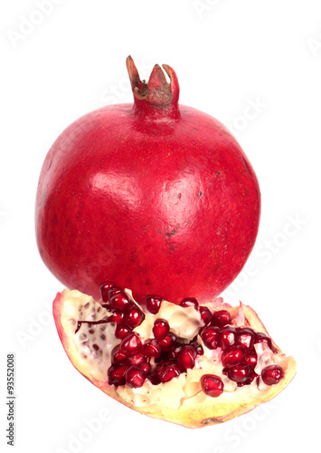 Pomegranate fruit and seeds